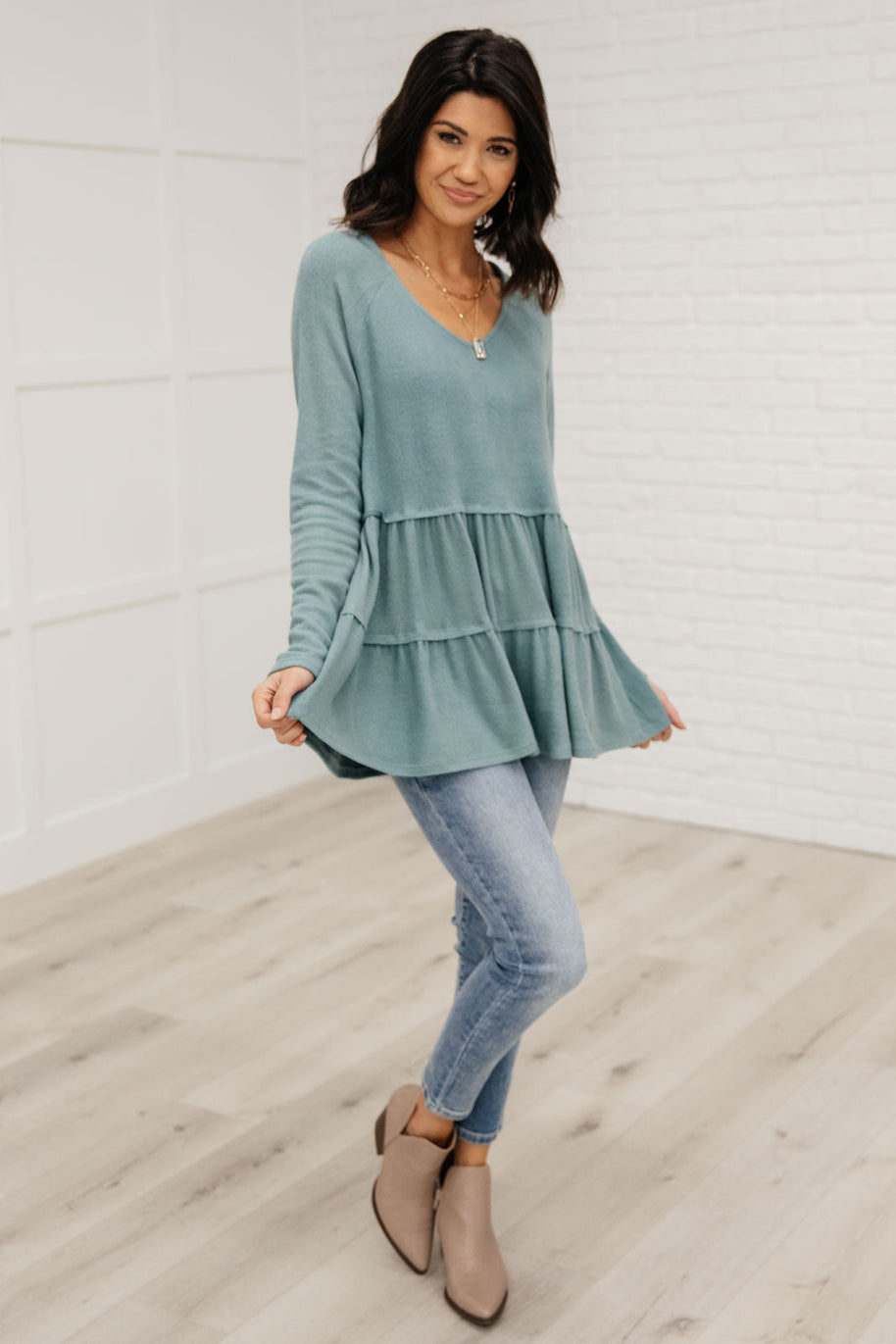 Nicely Done Tiered Top-Womens-Ave Shops-[option4]-[option5]-[option6]-[option7]-[option8]-Shop-Boutique-Clothing-for-Women-Online