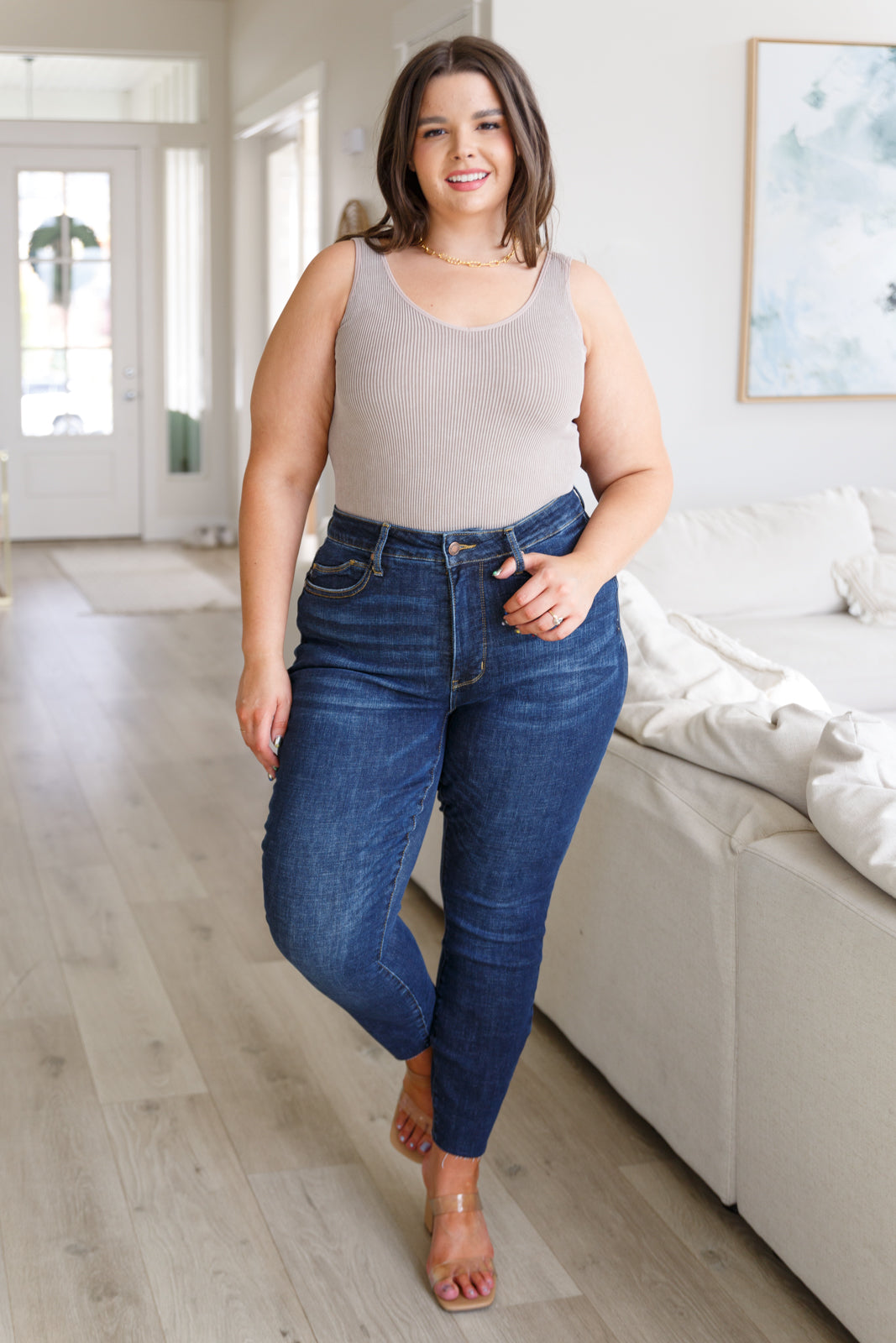 Judy Blue Nicole Tummy Control Skinny Jeans-Denim-Ave Shops-[option4]-[option5]-[option6]-[option7]-[option8]-Shop-Boutique-Clothing-for-Women-Online