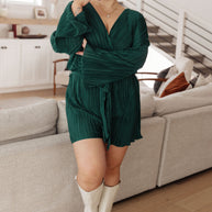 Night In Plisse Romper-Jumpsuits & Rompers-Ave Shops-[option4]-[option5]-[option6]-[option7]-[option8]-Shop-Boutique-Clothing-for-Women-Online