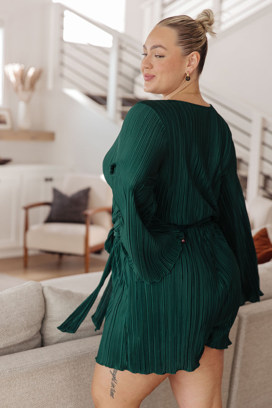 Night In Plisse Romper-Jumpsuits & Rompers-Ave Shops-[option4]-[option5]-[option6]-[option7]-[option8]-Shop-Boutique-Clothing-for-Women-Online