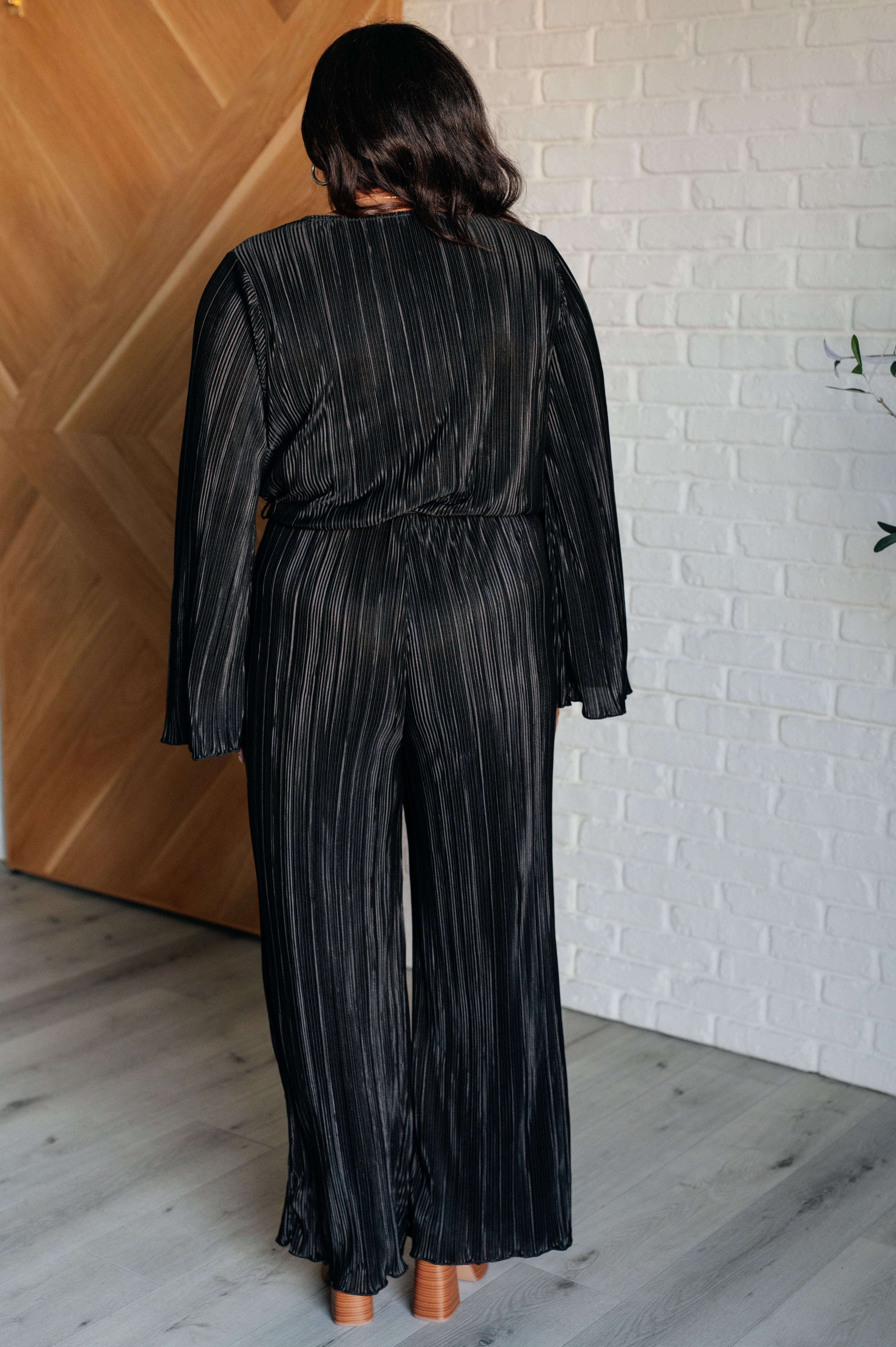 Night Out Plisse Jumpsuit-Jumpsuits & Rompers-Ave Shops-[option4]-[option5]-[option6]-[option7]-[option8]-Shop-Boutique-Clothing-for-Women-Online