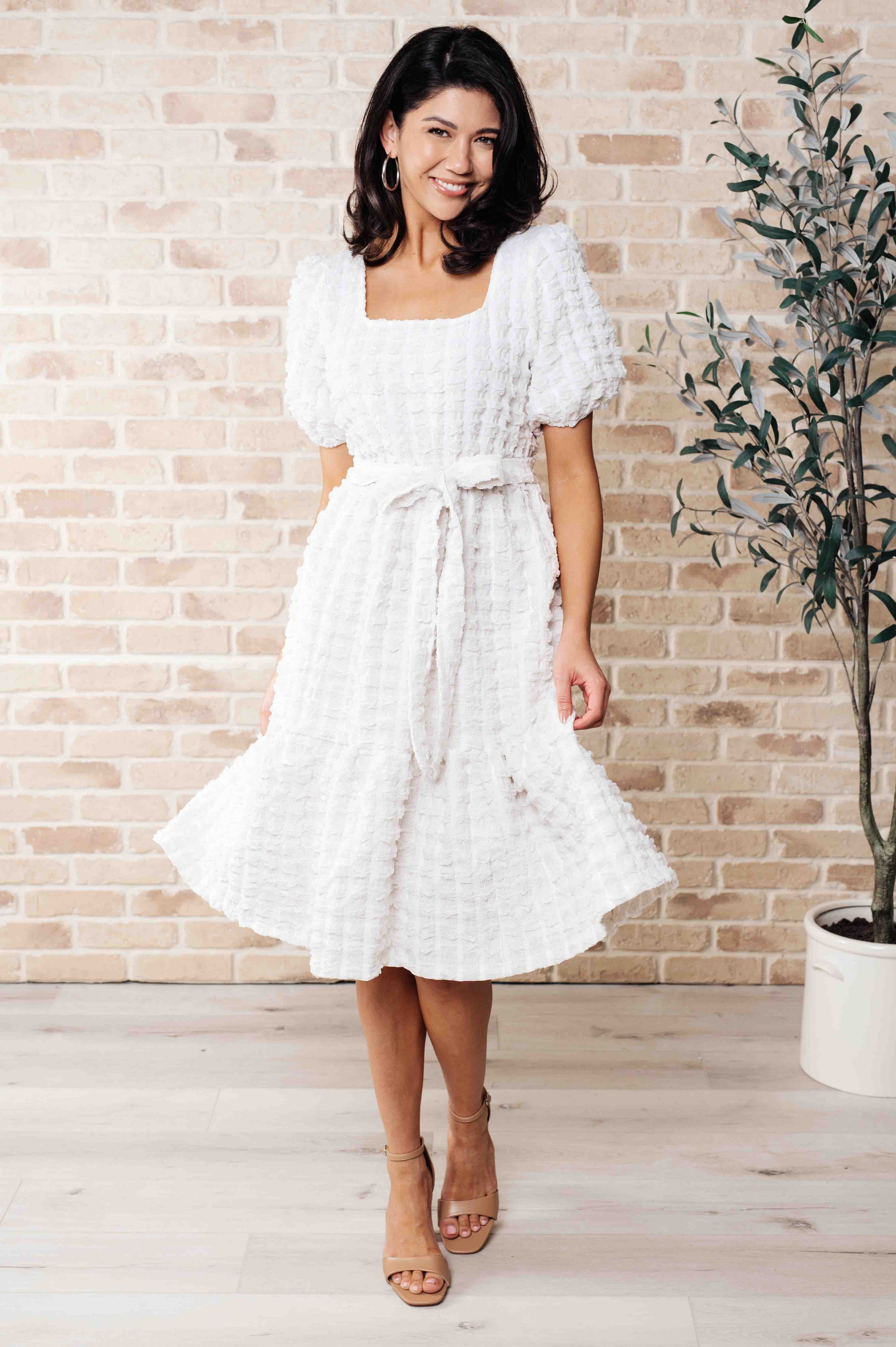 On Cloud Nine Bubble Midi Dress-Dresses-Ave Shops-[option4]-[option5]-[option6]-[option7]-[option8]-Shop-Boutique-Clothing-for-Women-Online