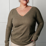 On a Roll Ribbed Knit V Neck Long Sleeve Top-Tops-Ave Shops-[option4]-[option5]-[option6]-[option7]-[option8]-Shop-Boutique-Clothing-for-Women-Online