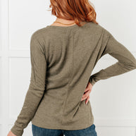 On a Roll Ribbed Knit V Neck Long Sleeve Top-Tops-Ave Shops-[option4]-[option5]-[option6]-[option7]-[option8]-Shop-Boutique-Clothing-for-Women-Online