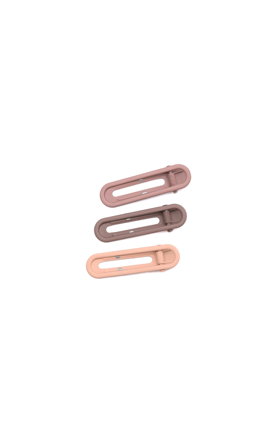 Oval Hair Clips Set of Three In Shades of Brown-Accessories-Ave Shops-[option4]-[option5]-[option6]-[option7]-[option8]-Shop-Boutique-Clothing-for-Women-Online