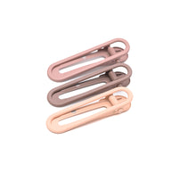 Oval Hair Clips Set of Three In Shades of Brown-Accessories-Ave Shops-[option4]-[option5]-[option6]-[option7]-[option8]-Shop-Boutique-Clothing-for-Women-Online