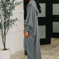 Pamper Travel Hooded Cardigan in Charcoal-Womens-Ave Shops-[option4]-[option5]-[option6]-[option7]-[option8]-Shop-Boutique-Clothing-for-Women-Online
