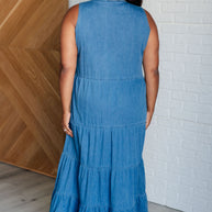Perfect Choice Denim Maxi Dress-Dresses-Ave Shops-[option4]-[option5]-[option6]-[option7]-[option8]-Shop-Boutique-Clothing-for-Women-Online