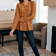 Perfect in Pansies V-Neck Top-Tops-Ave Shops-[option4]-[option5]-[option6]-[option7]-[option8]-Shop-Boutique-Clothing-for-Women-Online