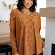 Perfect in Pansies V-Neck Top-Tops-Ave Shops-[option4]-[option5]-[option6]-[option7]-[option8]-Shop-Boutique-Clothing-for-Women-Online