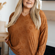 Perfect in Pansies V-Neck Top-Tops-Ave Shops-[option4]-[option5]-[option6]-[option7]-[option8]-Shop-Boutique-Clothing-for-Women-Online