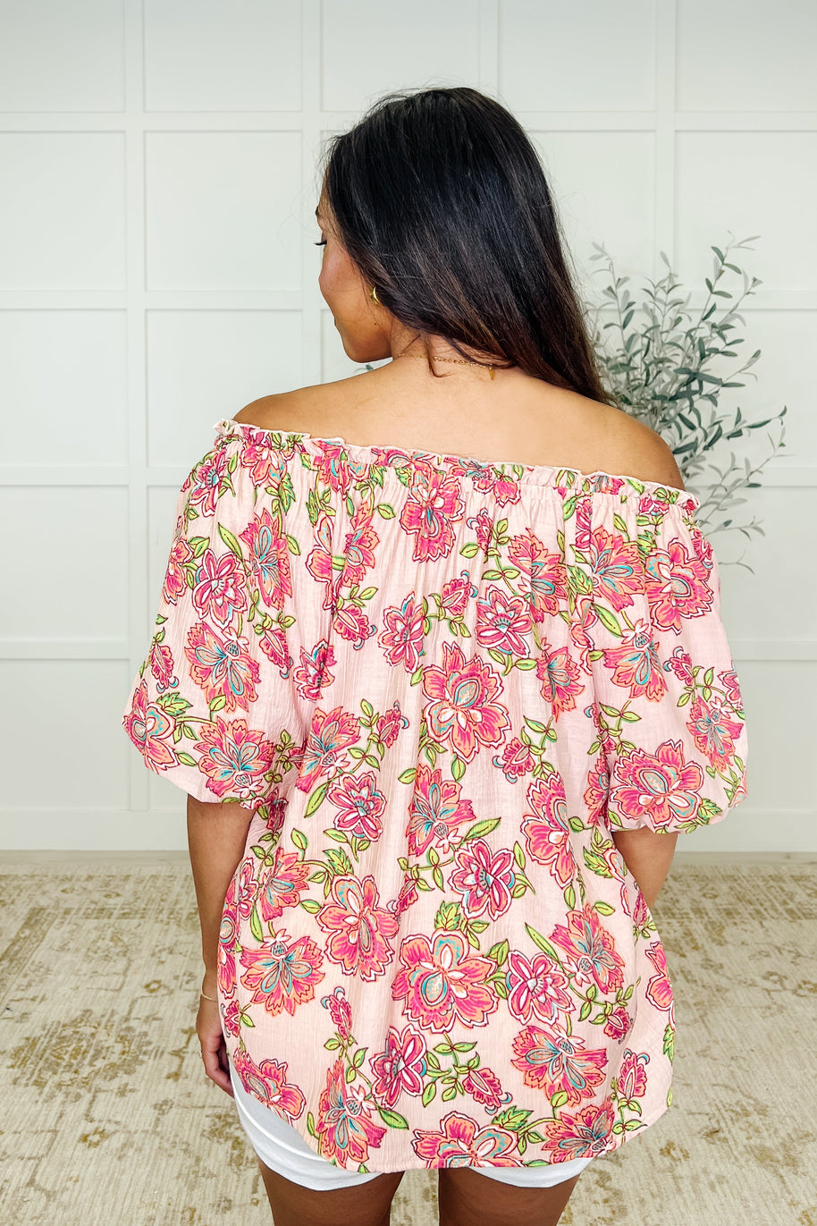 Petal Perfect Off the Shoulder Blouse-Womens-Ave Shops-[option4]-[option5]-[option6]-[option7]-[option8]-Shop-Boutique-Clothing-for-Women-Online