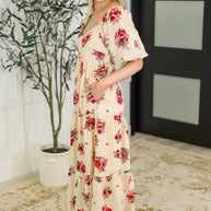 Petals & Postcards Balloon Sleeve Dress-Womens-Ave Shops-[option4]-[option5]-[option6]-[option7]-[option8]-Shop-Boutique-Clothing-for-Women-Online