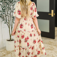 Petals & Postcards Balloon Sleeve Dress-Womens-Ave Shops-[option4]-[option5]-[option6]-[option7]-[option8]-Shop-Boutique-Clothing-for-Women-Online