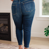 Phillipa High Rise Release Hem Slim Jeans-Denim-Ave Shops-[option4]-[option5]-[option6]-[option7]-[option8]-Shop-Boutique-Clothing-for-Women-Online
