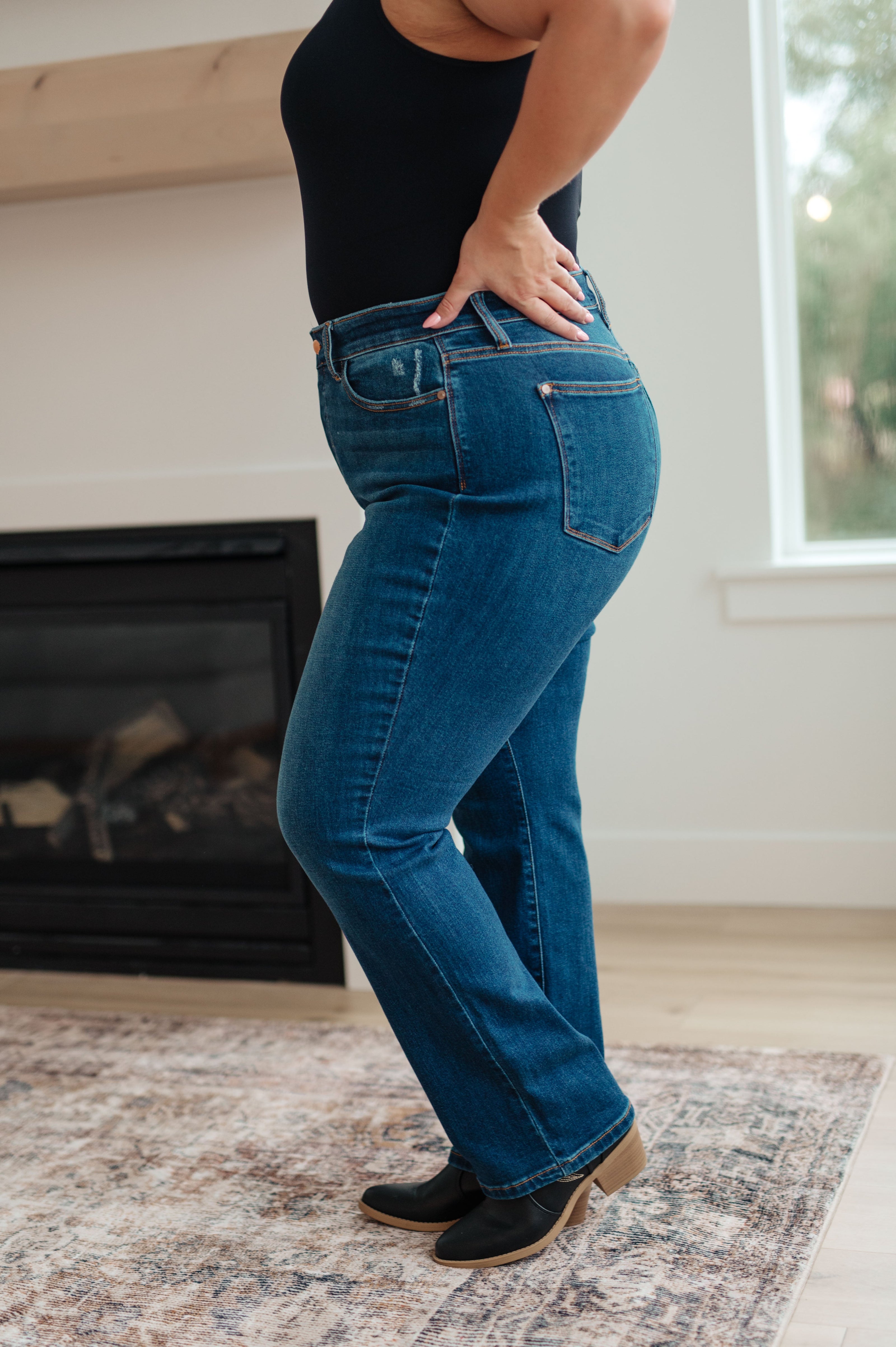 Judy Blue Pippa High Rise Button Fly Dad Jeans-Denim-Ave Shops-[option4]-[option5]-[option6]-[option7]-[option8]-Shop-Boutique-Clothing-for-Women-Online