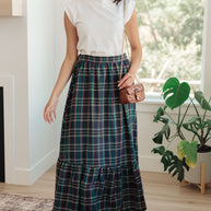 Plaid Perfection Maxi Skirt-Bottoms-Ave Shops-[option4]-[option5]-[option6]-[option7]-[option8]-Shop-Boutique-Clothing-for-Women-Online