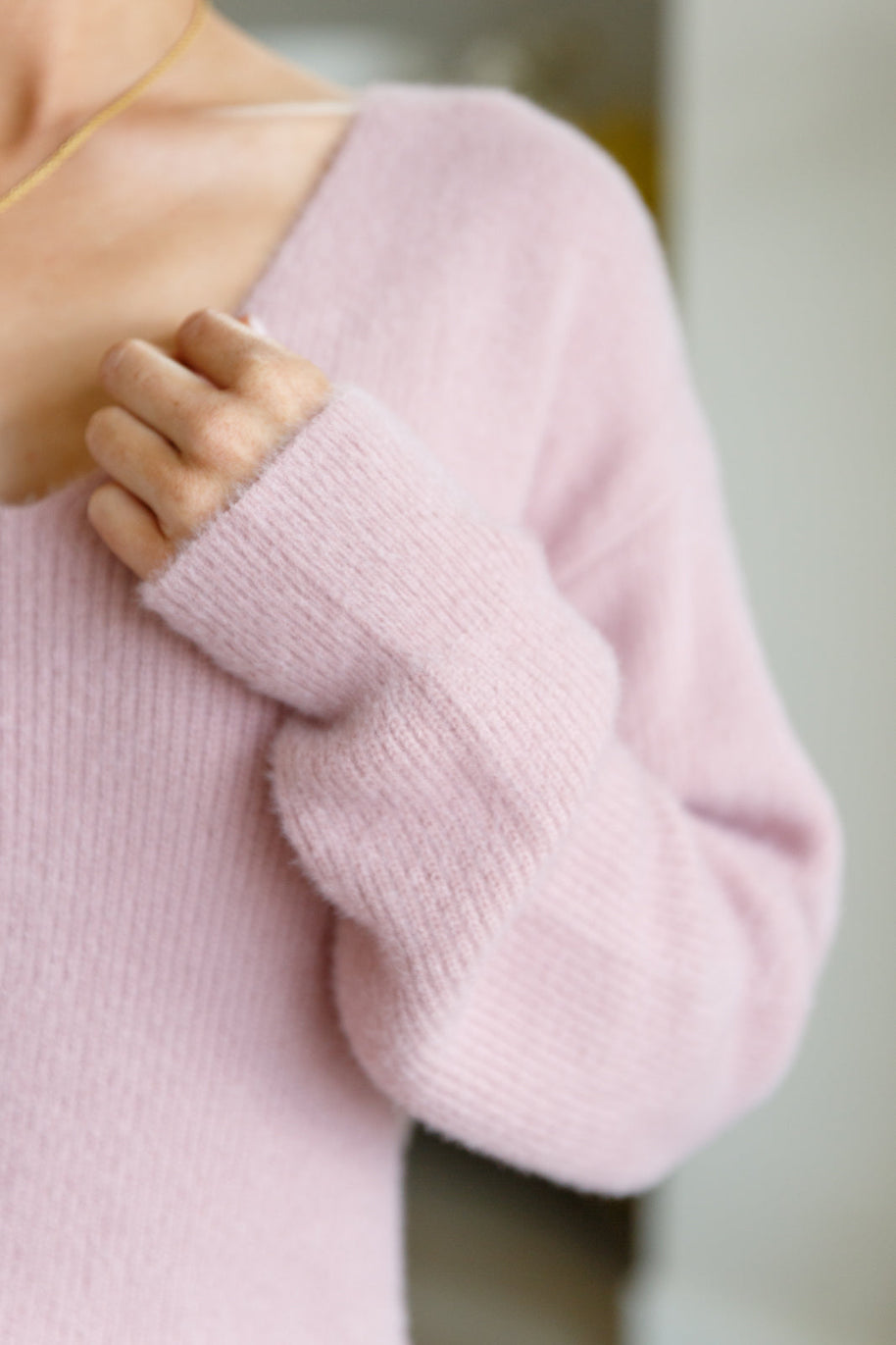 Plush Feelings V-Neck Sweater-Tops-Ave Shops-[option4]-[option5]-[option6]-[option7]-[option8]-Shop-Boutique-Clothing-for-Women-Online