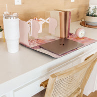 Say No More Luxury desk pad in Pink Marble-Home & Decor-Ave Shops-[option4]-[option5]-[option6]-[option7]-[option8]-Shop-Boutique-Clothing-for-Women-Online