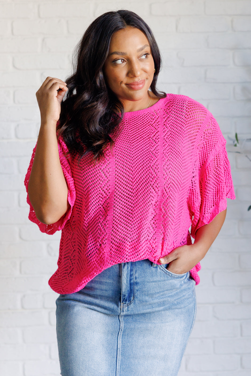 Rather Eventful Open Knit Top-Tops-Ave Shops-[option4]-[option5]-[option6]-[option7]-[option8]-Shop-Boutique-Clothing-for-Women-Online