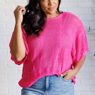 Rather Eventful Open Knit Top-Tops-Ave Shops-[option4]-[option5]-[option6]-[option7]-[option8]-Shop-Boutique-Clothing-for-Women-Online