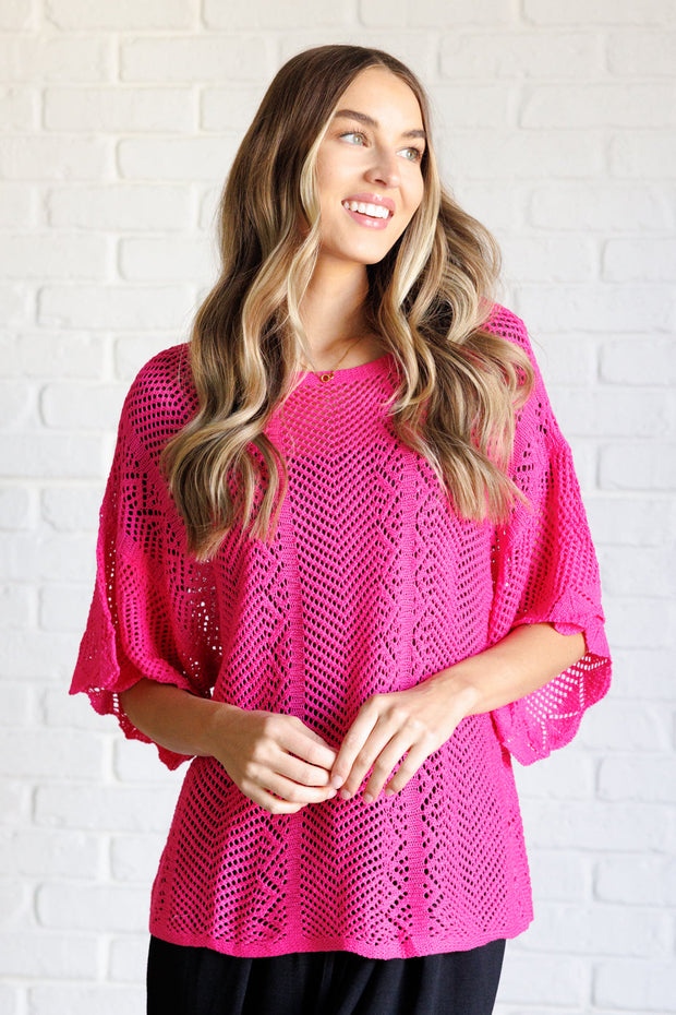 Rather Eventful Open Knit Top-Tops-Ave Shops-[option4]-[option5]-[option6]-[option7]-[option8]-Shop-Boutique-Clothing-for-Women-Online