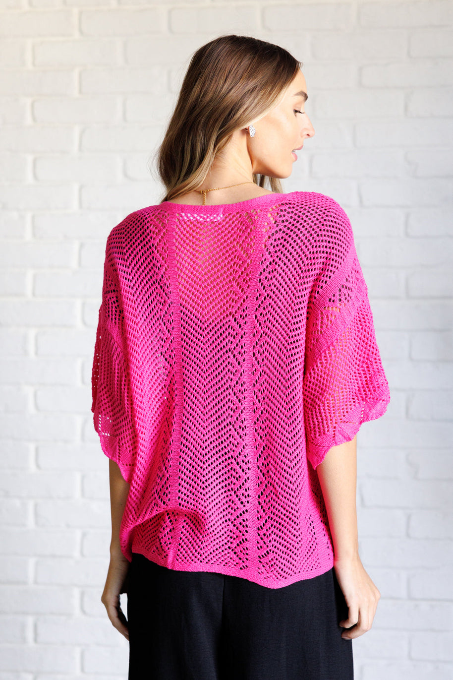 Rather Eventful Open Knit Top-Tops-Ave Shops-[option4]-[option5]-[option6]-[option7]-[option8]-Shop-Boutique-Clothing-for-Women-Online