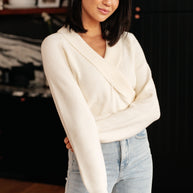 Requisite Request Surplice Crop Sweater-Tops-Ave Shops-[option4]-[option5]-[option6]-[option7]-[option8]-Shop-Boutique-Clothing-for-Women-Online
