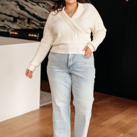 Requisite Request Surplice Crop Sweater-Tops-Ave Shops-[option4]-[option5]-[option6]-[option7]-[option8]-Shop-Boutique-Clothing-for-Women-Online