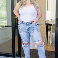 Vervet Rizzo High Rise Crop Straight Jeans-Womens-Ave Shops-[option4]-[option5]-[option6]-[option7]-[option8]-Shop-Boutique-Clothing-for-Women-Online