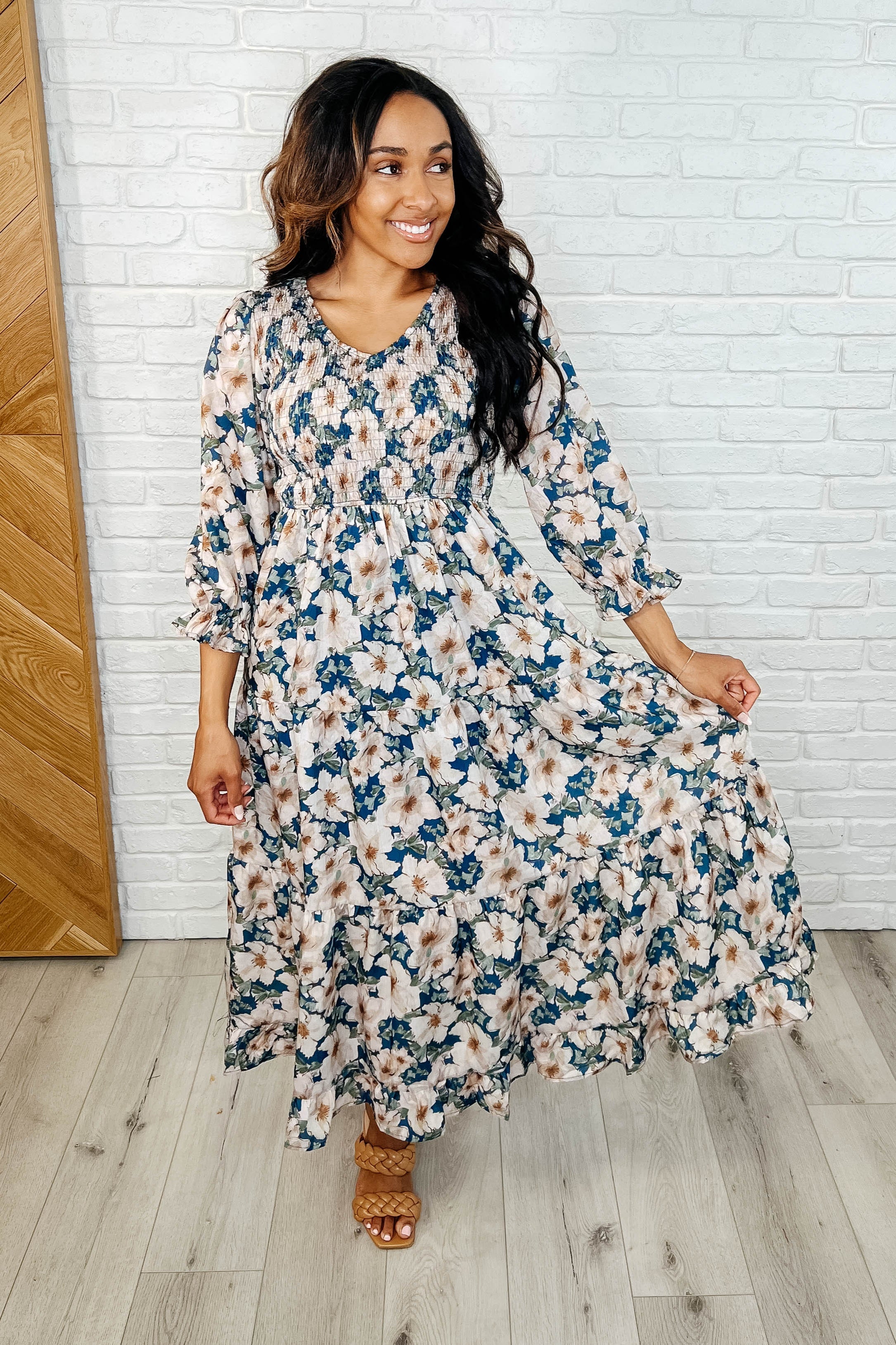 Ruffles and Romance V-Neck Dress-Womens-Ave Shops-[option4]-[option5]-[option6]-[option7]-[option8]-Shop-Boutique-Clothing-for-Women-Online