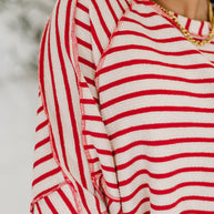 Sass in Session Relaxed Top in Cream Red-Womens-Ave Shops-[option4]-[option5]-[option6]-[option7]-[option8]-Shop-Boutique-Clothing-for-Women-Online
