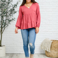 Sassy Swing Tiered Top-Womens-Ave Shops-[option4]-[option5]-[option6]-[option7]-[option8]-Shop-Boutique-Clothing-for-Women-Online