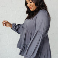 Sassy Swing Top in Charcoal-Womens-Ave Shops-[option4]-[option5]-[option6]-[option7]-[option8]-Shop-Boutique-Clothing-for-Women-Online