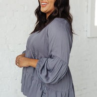 Sassy Swing Top in Charcoal-Womens-Ave Shops-[option4]-[option5]-[option6]-[option7]-[option8]-Shop-Boutique-Clothing-for-Women-Online