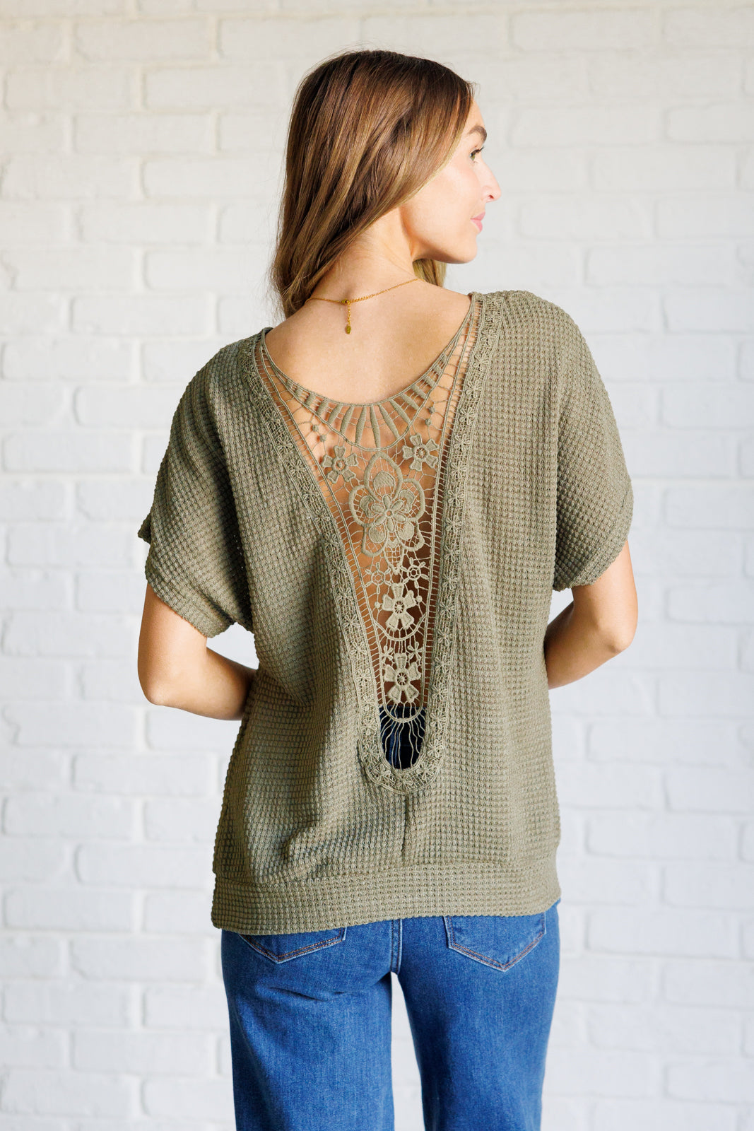 Secret Detail Lace Back Top-Tops-Ave Shops-[option4]-[option5]-[option6]-[option7]-[option8]-Shop-Boutique-Clothing-for-Women-Online