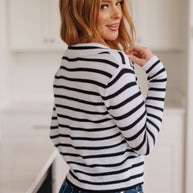 Self Improvement V-Neck Striped Sweater-Tops-Ave Shops-[option4]-[option5]-[option6]-[option7]-[option8]-Shop-Boutique-Clothing-for-Women-Online