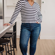 Self Improvement V-Neck Striped Sweater-Tops-Ave Shops-[option4]-[option5]-[option6]-[option7]-[option8]-Shop-Boutique-Clothing-for-Women-Online