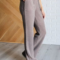 Set Process Mineral Wash Waffle Knit Pants in Brown-Athleisure-Ave Shops-[option4]-[option5]-[option6]-[option7]-[option8]-Shop-Boutique-Clothing-for-Women-Online