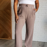 Set Process Mineral Wash Waffle Knit Pants in Brown-Athleisure-Ave Shops-[option4]-[option5]-[option6]-[option7]-[option8]-Shop-Boutique-Clothing-for-Women-Online