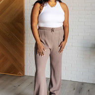 Set Process Mineral Wash Waffle Knit Pants in Brown-Athleisure-Ave Shops-[option4]-[option5]-[option6]-[option7]-[option8]-Shop-Boutique-Clothing-for-Women-Online