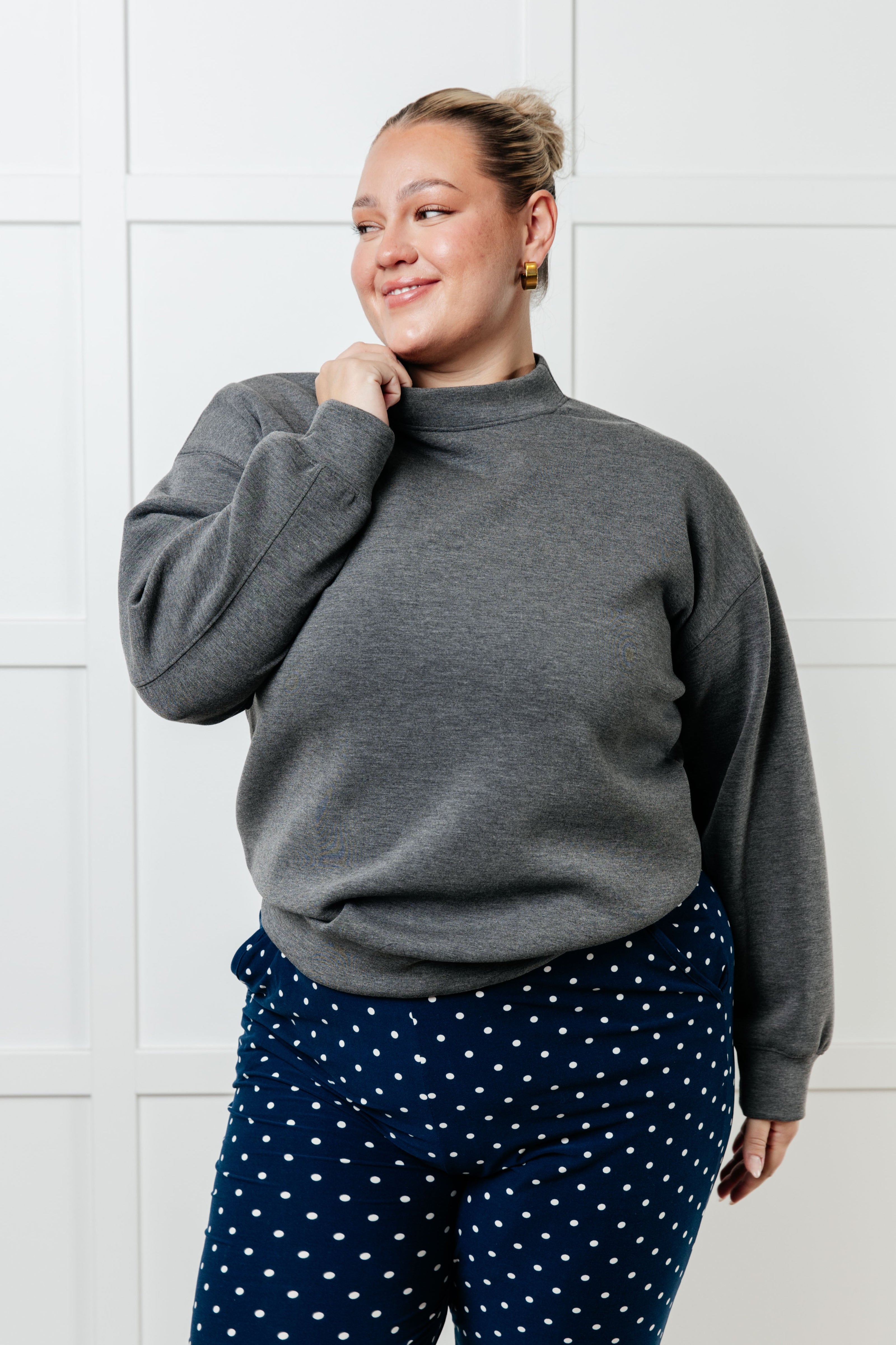 Settle In Mock Neck Sweatshirt-Tops-Ave Shops-[option4]-[option5]-[option6]-[option7]-[option8]-Shop-Boutique-Clothing-for-Women-Online
