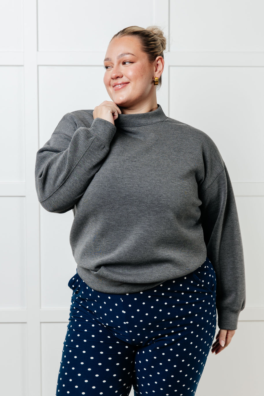 Settle In Mock Neck Sweatshirt-Tops-Ave Shops-[option4]-[option5]-[option6]-[option7]-[option8]-Shop-Boutique-Clothing-for-Women-Online