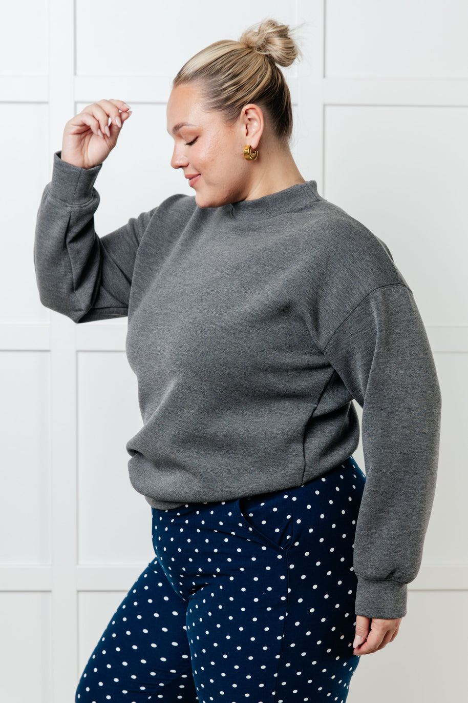 Settle In Mock Neck Sweatshirt-Tops-Ave Shops-[option4]-[option5]-[option6]-[option7]-[option8]-Shop-Boutique-Clothing-for-Women-Online