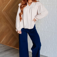 She Ought to Understand Balloon Sleeve Blouse-Blouses-Ave Shops-[option4]-[option5]-[option6]-[option7]-[option8]-Shop-Boutique-Clothing-for-Women-Online