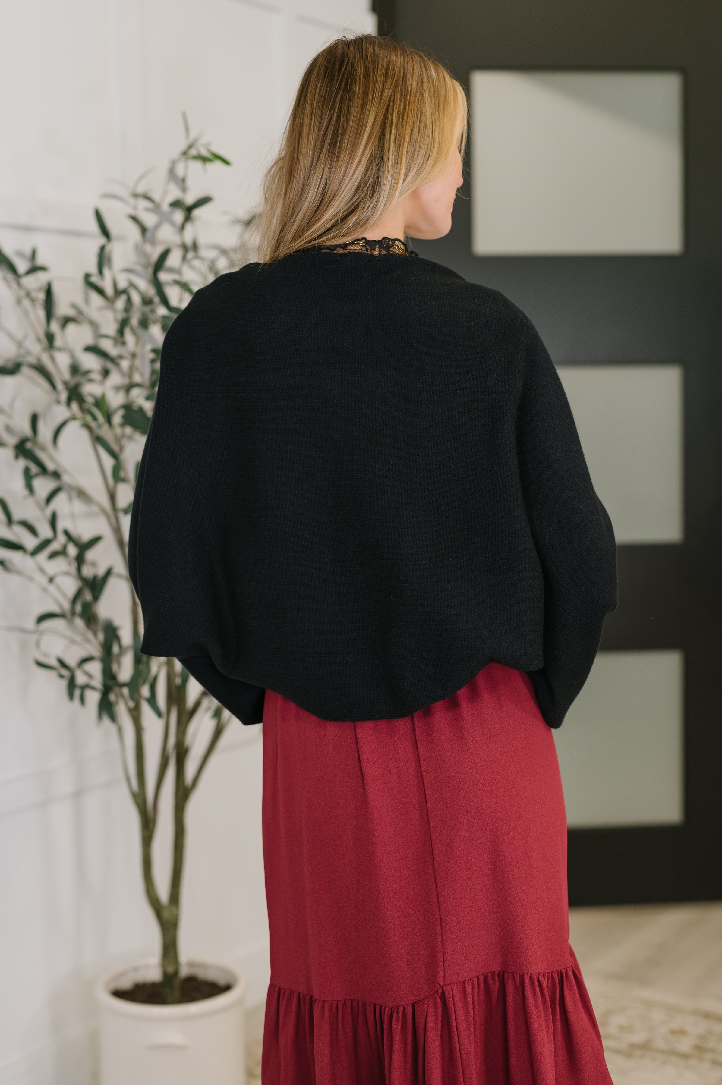 Short But Sweet Shrug in Black-Womens-Ave Shops-[option4]-[option5]-[option6]-[option7]-[option8]-Shop-Boutique-Clothing-for-Women-Online