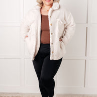Shrouded in Sherpa Coat in White-Layers-Ave Shops-[option4]-[option5]-[option6]-[option7]-[option8]-Shop-Boutique-Clothing-for-Women-Online