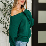 Side Hustle Off Shoulder Long Sleeve Top-Womens-Ave Shops-[option4]-[option5]-[option6]-[option7]-[option8]-Shop-Boutique-Clothing-for-Women-Online