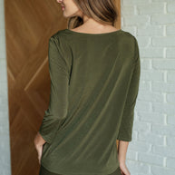 Signature Classic Round Neck Top in Olive-Tops-Ave Shops-[option4]-[option5]-[option6]-[option7]-[option8]-Shop-Boutique-Clothing-for-Women-Online