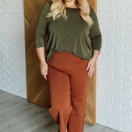 Signature Classic Round Neck Top in Olive-Tops-Ave Shops-[option4]-[option5]-[option6]-[option7]-[option8]-Shop-Boutique-Clothing-for-Women-Online
